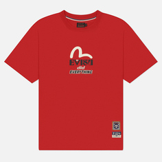 Мужская футболка Evisu Heritage Totem Pole Daruma Printed