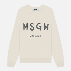 Женская толстовка MSGM MSGM Brush Stroke