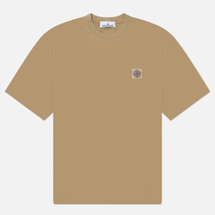 Мужская футболка Stone Island Monocolour Compass Patch