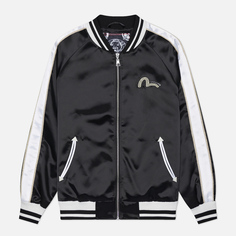 Женская куртка бомбер Evisu Hummingbird & Magnolia Flower Embroidery