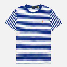 Мужская футболка Polo Ralph Lauren Embroidered Logo Stripe Custom Slim