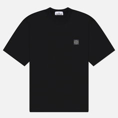 Мужская футболка Stone Island Monocolour Compass Patch
