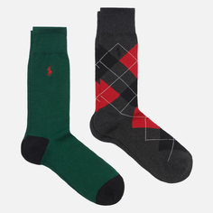 Комплект носков Polo Ralph Lauren Argyle & Polo Pony Crew 2-Pack