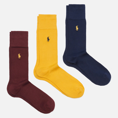 Комплект носков Polo Ralph Lauren Polo PLR Rib Crew 3-Pack