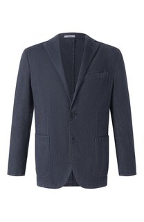 Пиджак из хлопка и льна Boglioli