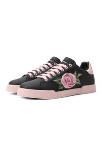 Кожаные кеды Portofino Light Dolce & Gabbana