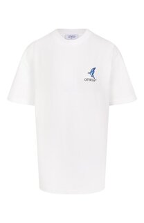 Хлопковая футболка Off-White