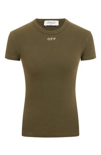 Хлопковая футболка Off-White