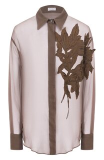 Шелковая блузка Brunello Cucinelli