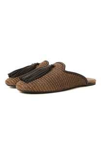 Текстильные сабо Brunello Cucinelli