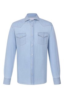Джинсовая рубашка Brunello Cucinelli