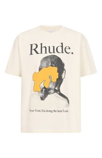 Хлопковая футболка Rhude