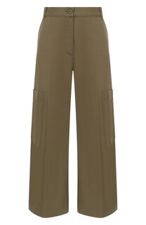 Хлопковые брюки-карго Weekend Max Mara