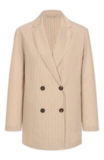 Хлопковый жакет Brunello Cucinelli