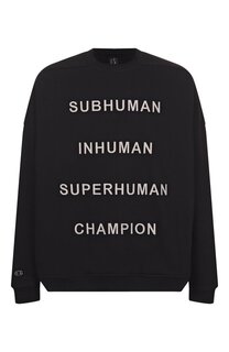 Хлопковый свитшот Rick Owens x Champion Rick Owens