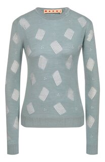 Пуловер из шерсти и шелка Marni