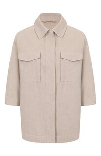 Куртка из хлопка и льна Lorena Antoniazzi