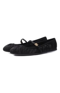 Текстильные балетки Vally Dolce & Gabbana