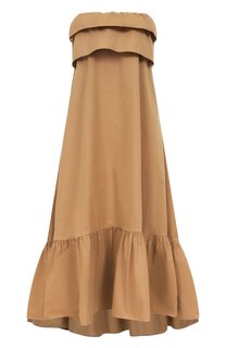 Хлопковое платье Saint Laurent