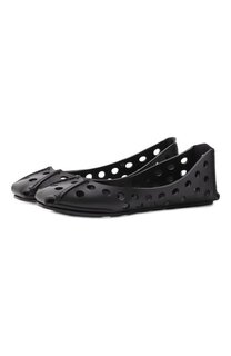 Кожаные балетки Perfo Alaia