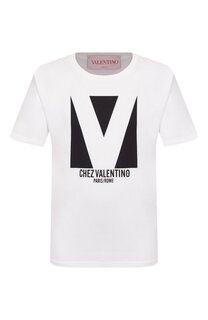 Хлопковая футболка Valentino