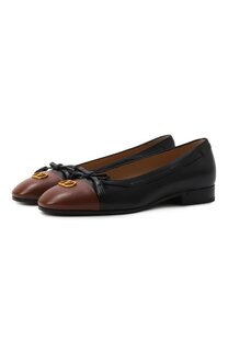 Кожаные балетки Valet Du Roi Valentino