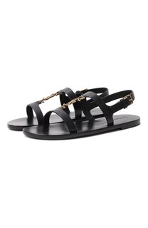 Кожаные сандалии Cassandra Saint Laurent