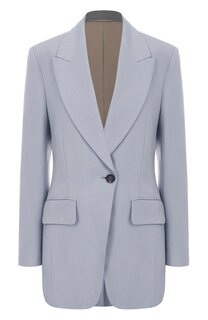 Жакет из вискозы и льна Brunello Cucinelli