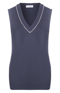 Хлопковый топ Brunello Cucinelli