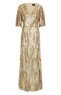 Платье с отделкой пайетками Marina Rinaldi Elegante