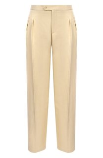 Брюки из хлопка и льна Twinset