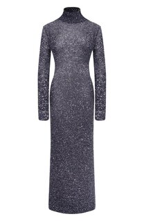 Платье с отделкой пайетками Balenciaga
