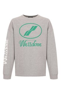 Хлопковый лонгслив We11done