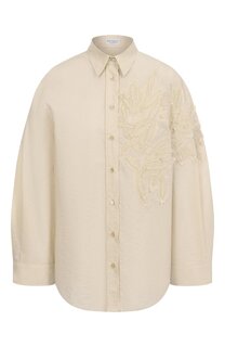 Хлопковая рубашка Brunello Cucinelli
