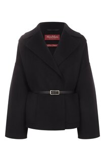 Полупальто из шерсти и кашемира Max Mara Studio
