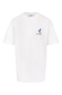 Хлопковая футболка Off-White