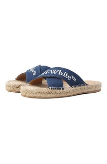 Текстильные шлепанцы Criss Cross Off-White