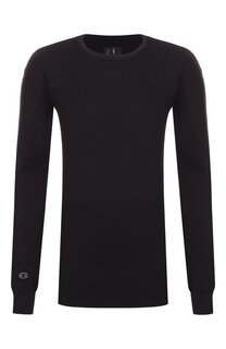 Хлопковый лонгслив Rick Owens x Champion Rick Owens