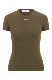 Хлопковая футболка Off-White