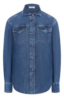 Джинсовая рубашка Brunello Cucinelli