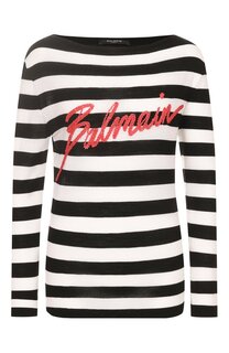 Шерстяной пуловер Balmain