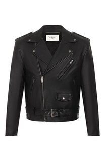 Кожаная куртка Saint Laurent