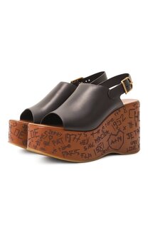 Кожаные босоножки Maxime Chloé Chloe