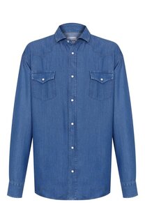 Джинсовая рубашка Brunello Cucinelli