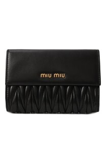 Кожаное портмоне Miu Miu