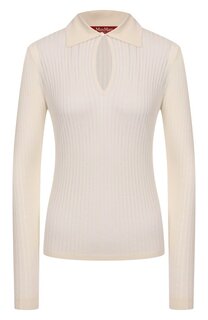 Пуловер из шелка и шерсти Max Mara Studio