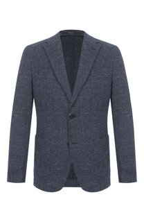 Пиджак из хлопка и вискозы Windsor