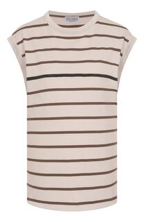 Хлопковая футболка Brunello Cucinelli