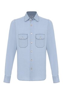 Джинсовая рубашка Kiton