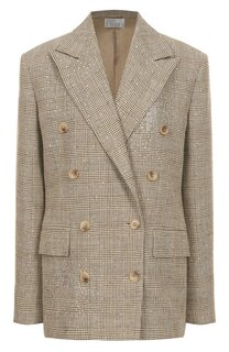 Жакет из вискозы и хлопка с отделкой стразами Giuseppe di Morabito